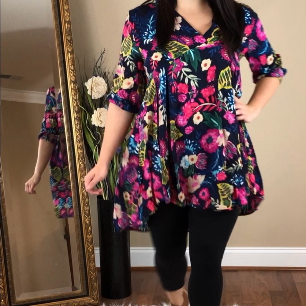 Floral tunic